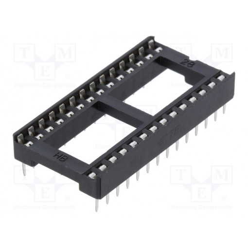 1-2199299-2; Socket: DIP; PIN: 28; 15.24mm; THT; Pitch: 2.54mm; -40÷105°C; TE Connectivity