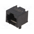 1-406525-1; Socket; RJ45; PIN: 8; Layout: 8p8c; THT; on PCBs; TE Connectivity 1-406525-1; Socket; RJ45; PIN: 8; Layout: 8p8c; THT; on PCBs; TE Connectivity