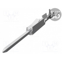 1-928918-1; Contact; male; 0.2÷0.35mm2; MQS; tinned; crimped; for cable; TE Connectivity 1-928918-1; Contact; male; 0.2÷0.35mm2; MQS; tinned; crimped; for cable; TE Connectivity