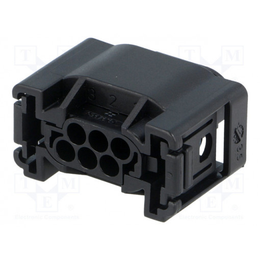 1-967616-1; Connector: automotive; MQS; plug; female; w/o contacts; PIN: 6; TE Connectivity 1-967616-1; Connector: automotive; MQS; plug; female; w/o contacts; PIN: 6; TE Connectivity