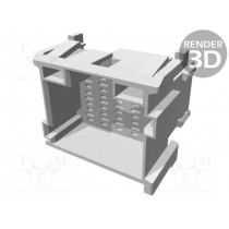 1-967628-1; Connector: rectangular; JPT; plug; male; PIN: 15; for cable; purple; TE Connectivity