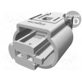 1-967644-1; Plug; Connector: automotive; MQS; female; PIN: 2; w/o contacts; TE Connectivity 1-967644-1; Plug; Connector: automotive; MQS; female; PIN: 2; w/o contacts; TE Connectivity