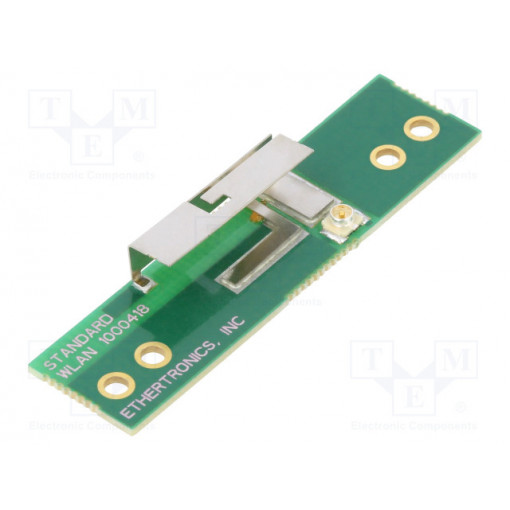 1000418; Antenna; Bluetooth,WiFi,ZigBee; 4dBi; linear; Mounting: PCB; U.FL; Ethertronics/AVX 1000418; Antenna; Bluetooth,WiFi,ZigBee; 4dBi; linear; Mounting: PCB; U.FL; Ethertronics/AVX