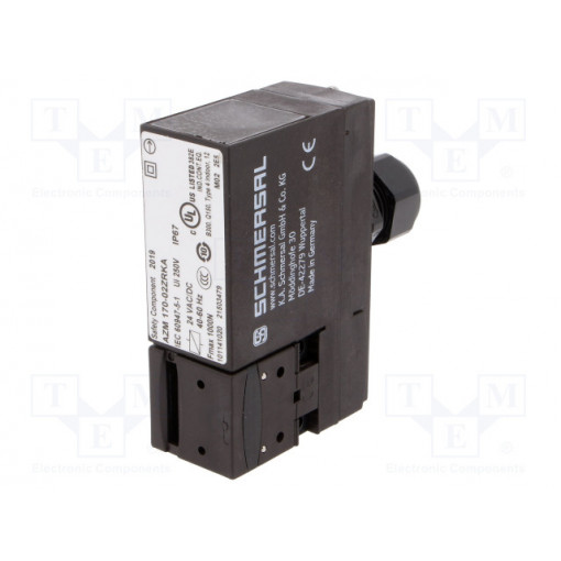 AZM 170-02ZRKA 24 VAC/DC; Safety switch: bolting; Series: AZM 170; Contacts: NC x2; IP67; SCHMERSAL
