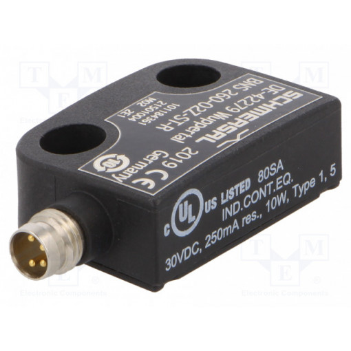 BNS 260-02Z-ST-R; Safety switch: magnetic; Series: BNS 260; Contacts: NC x2; IP67; SCHMERSAL