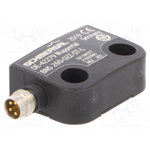 BNS 260-02Z-ST-L; Safety switch: magnetic; Series: BNS 260; Contacts: NC x2; IP67; SCHMERSAL