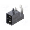 10140951-101LF; Socket; Connector: wire-board; VerIO™; male; PIN: 2; on PCBs; AMPHENOL 10140951-101LF; Socket; Connector: wire-board; VerIO™; male; PIN: 2; on PCBs; AMPHENOL