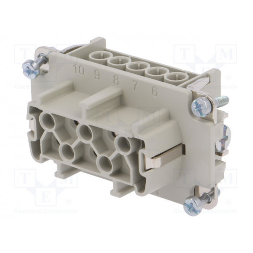 10211110; Connector: rectangular; female; EPIC H-BVE; PIN: 5; 5+PE; 16A; 630V; LAPP KABEL