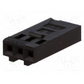 102241-1; Plug; wire-board; female; AMPMODU MOD IV; 2.54mm; PIN: 3; for cable; TE Connectivity