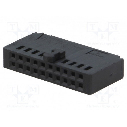 102387-4; Plug; wire-board; female; AMPMODU MOD IV; 2.54mm; PIN: 20; straight; TE Connectivity
