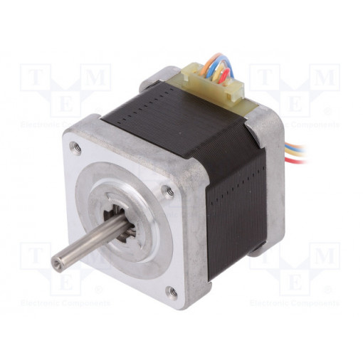 103H5208-5240; Motor: DC; 2-phase,bipolar,stepper; 24VDC; step 1,8°; 0.39Nm; 1A; SANYO DENKI 103H5208-5240; Motor: DC; 2-phase,bipolar,stepper; 24VDC; step 1,8°; 0.39Nm; 1A; SANYO DENKI