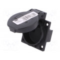 1040-0SS; Connector: AC supply; socket; 2P+PE; 230VAC; 16A; black; PIN: 3; IP54; PCE 1040-0SS; Connector: AC supply; socket; 2P+PE; 230VAC; 16A; black; PIN: 3; IP54; PCE