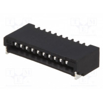 10FMN-SMT-A-TF; Connector: FFC (FPC); horizontal; PIN: 10; NON-ZIF; SMT; 0.5A; 1mm; JST