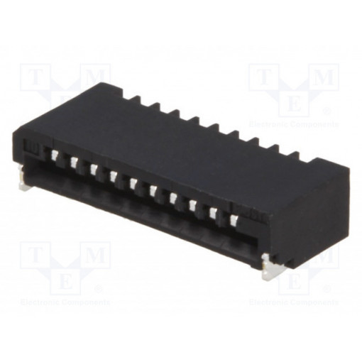 10FMN-SMT-A-TF; Connector: FFC (FPC); horizontal; PIN: 10; NON-ZIF; SMT; 0.5A; 1mm; JST