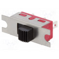 1101M1S2ZQE2; Switch: slide; Pos: 2; SPDT; 6A/120VAC; 6A/28VDC; ON-ON; -30÷65°C; C&K