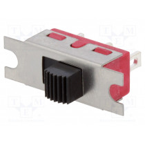 1101M1S2ZQE2; Switch: slide; Pos: 2; SPDT; 6A/120VAC; 6A/28VDC; ON-ON; -30÷65°C; C&K 1101M1S2ZQE2; Switch: slide; Pos: 2; SPDT; 6A/120VAC; 6A/28VDC; ON-ON; -30÷65°C; C&K