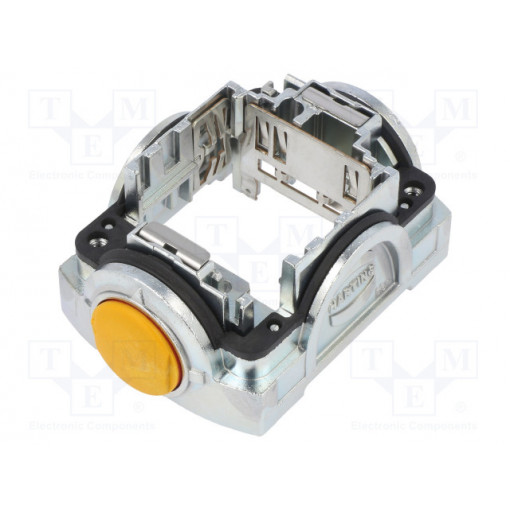 11123000100; Han-Yellock 30 carrier hood button plain; HARTING