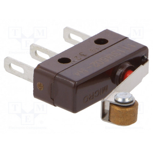 111SM602-H4; Microswitch SNAP ACTION; with lever (with roller); SPDT; Pos: 2; HONEYWELL