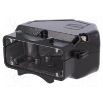 11307160520; Enclosure: for HDC connectors; Han; size 16B; for cable; angled; HARTING