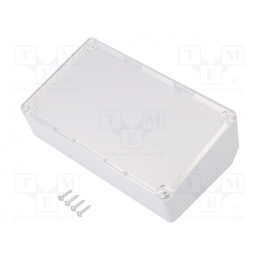 115TP.5; Enclosure: desktop; X: 161mm; Y: 95mm; Z: 64mm; ABS; light grey; TEKO