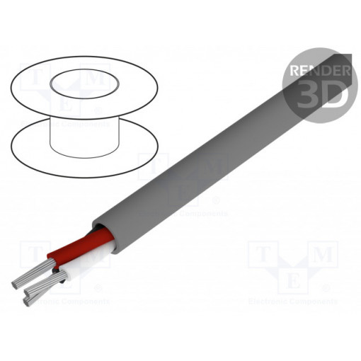 1173C SL005; Wire; Alpha Essential C&C; 3x22AWG; unshielded; 300V; PVC; 30,5m; ALPHA WIRE