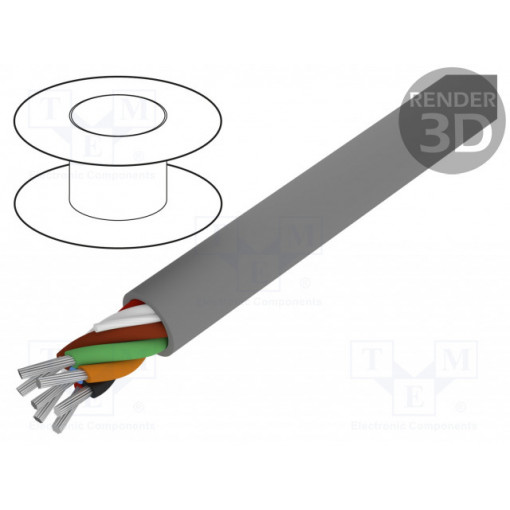 1177C SL005; Wire; Alpha Essential C&C; 7x22AWG; unshielded; 300V; PVC; 30,5m; ALPHA WIRE