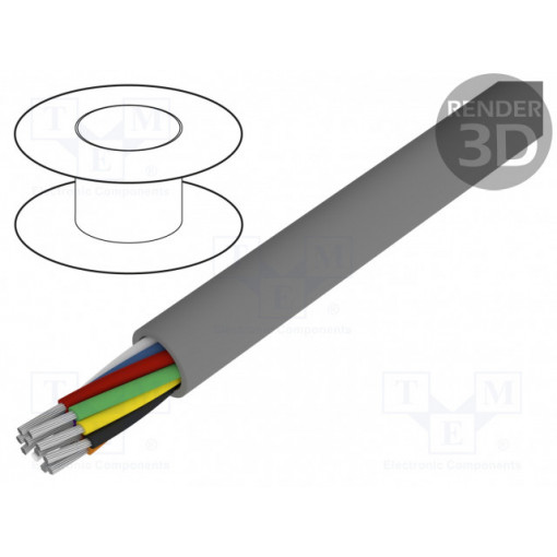 1181C SL005; Wire; Alpha Essential C&C; 12x22AWG; unshielded; 300V; PVC; 30,5m; ALPHA WIRE