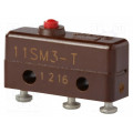 11SM3-T; Microswitch SNAP ACTION; without lever; SPDT; 5A/250VAC; Pos: 2; HONEYWELL 11SM3-T; Microswitch SNAP ACTION; without lever; SPDT; 5A/250VAC; Pos: 2; HONEYWELL