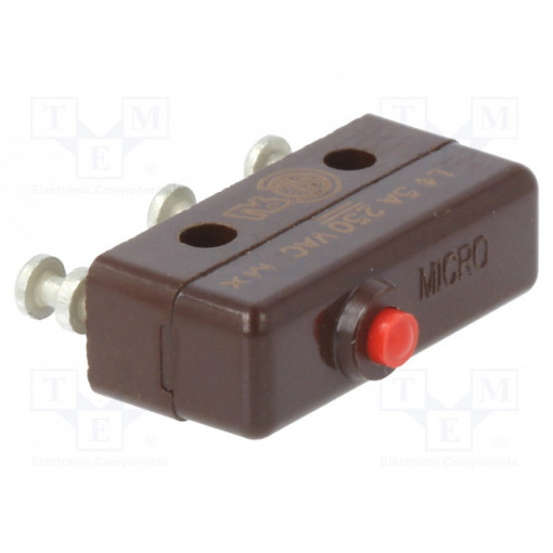 11SM3-T2; Microswitch SNAP ACTION; without lever; SPDT; 5A/250VAC; ON-(ON); HONEYWELL 11SM3-T2; Microswitch SNAP ACTION; without lever; SPDT; 5A/250VAC; ON-(ON); HONEYWELL