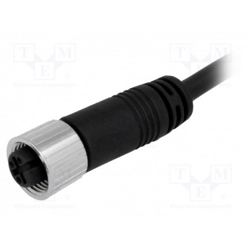 M12A-03BFFM-SL8D01; Plug; M12; PIN: 3; female; A code-DeviceNet / CANopen; 1m; 250V; 4A; AMPHENOL