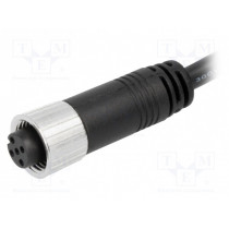 M12A-05BFFM-SL8A01; Plug; M12; PIN: 5; female; A code-DeviceNet / CANopen; 1m; IP68; 60V; AMPHENOL