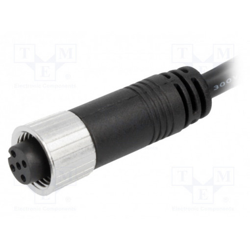 M12A-05BFFM-SL8A01; Plug; M12; PIN: 5; female; A code-DeviceNet / CANopen; 1m; IP68; 60V; AMPHENOL