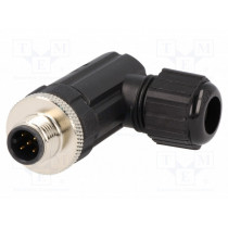 M12A-05BMMB-SR7001; Plug; M12; PIN: 5; male; A code-DeviceNet / CANopen; for cable; AMPHENOL