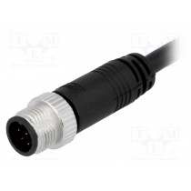 M12A-08BMMM-SL8D01; Plug; M12; PIN: 8; male; A code-DeviceNet / CANopen; 1m; IP68,IP69K; AMPHENOL M12A-08BMMM-SL8D01; Plug; M12; PIN: 8; male; A code-DeviceNet / CANopen; 1m; IP68,IP69K; AMPHENOL