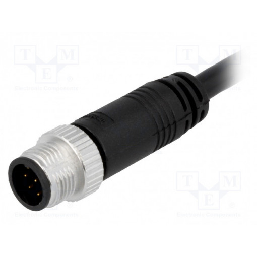 M12A-08BMMM-SL8D01; Plug; M12; PIN: 8; male; A code-DeviceNet / CANopen; 1m; IP68,IP69K; AMPHENOL M12A-08BMMM-SL8D01; Plug; M12; PIN: 8; male; A code-DeviceNet / CANopen; 1m; IP68,IP69K; AMPHENOL