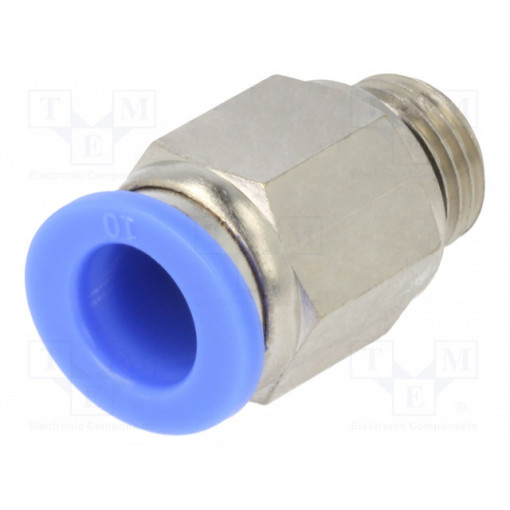 122.014-10; Push-in fitting; straight; G 1/4 122.014-10; Push-in fitting; straight; G 1/4