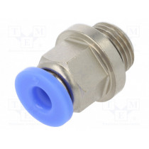 122.018-4; Push-in fitting; straight; G 1/8 122.018-4; Push-in fitting; straight; G 1/8