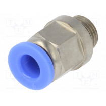 122.018-6; Push-in fitting; straight; G 1/8 122.018-6; Push-in fitting; straight; G 1/8