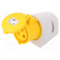 123-4; Connector: AC supply; socket; female; 32A; 110VAC; IP44; PIN: 3; PCE