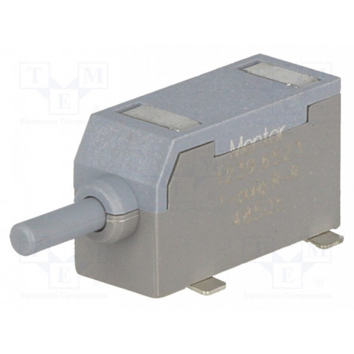 1239.6523; Switch: push-button; Pos: 2; SPDT; 0.5A/60VAC; 0.5A/60VDC; ON-(ON); MENTOR 1239.6523; Switch: push-button; Pos: 2; SPDT; 0.5A/60VAC; 0.5A/60VDC; ON-(ON); MENTOR