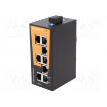 IE-SW-BL08-8TX; Industrial module: switch Ethernet; unmanaged; 9.6÷60VDC; RJ45; WEIDMÜLLER