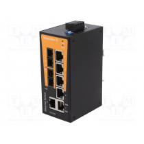 IE-SW-BL08-6TX-2SC; Industrial module: switch Ethernet; unmanaged; 9.6÷60VDC; IP30; WEIDMÜLLER