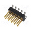 1241050-5; Pin header; pin strips; AMPMODU MOD II; male; PIN: 10; vertical; TE Connectivity 1241050-5; Pin header; pin strips; AMPMODU MOD II; male; PIN: 10; vertical; TE Connectivity
