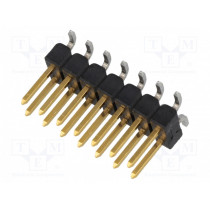 1241050-7; Pin header; pin strips; AMPMODU MOD II; male; PIN: 14; vertical; TE Connectivity 1241050-7; Pin header; pin strips; AMPMODU MOD II; male; PIN: 14; vertical; TE Connectivity