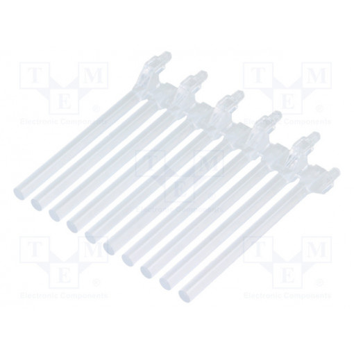 1272.1030; Fibre for LED; round; Ø5.6mm; No.of mod: 10; Front: flat; MENTOR