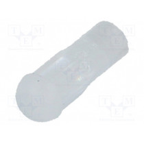 1282.1000; Fibre for LED; round; Ø3.2mm; Front: flat; straight; MENTOR