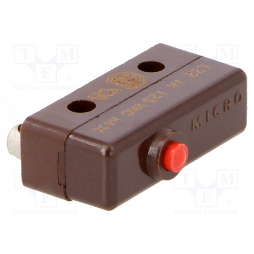 12SM4; Microswitch SNAP ACTION; without lever; SPDT; 1A/250VAC; Pos: 2; HONEYWELL