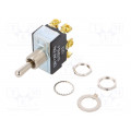 12TS15-1; Switch: toggle; Pos: 3; DPDT; ON-OFF-ON; 20A/125VAC; Leads: screw; HONEYWELL