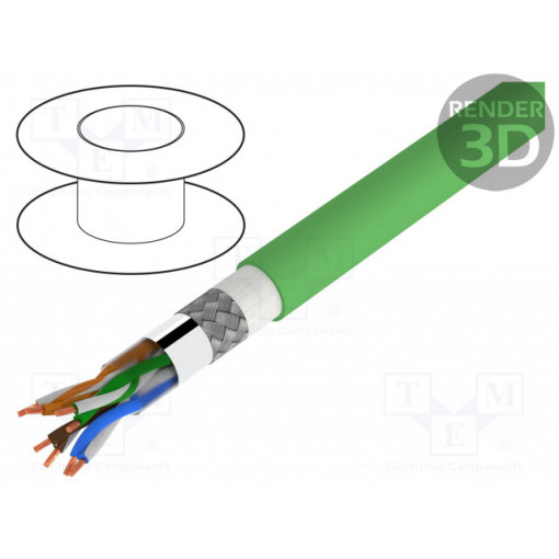 13-DRS26P04P-V1; Wire; Intercond® STANDARD; industrial Ethernet; 5e; stranded; Cu; NEXANS