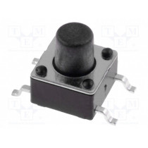 1301.9316; Microswitch TACT; SPST-NO; Pos: 2; 0.05A/12VDC; SMT; none; 1.6N; SCHURTER